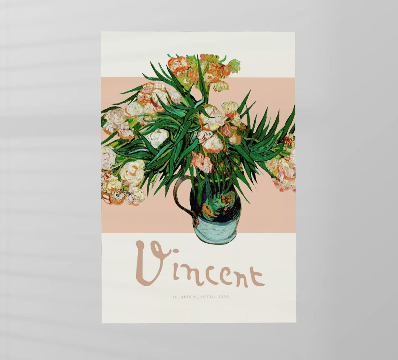 Signed, Vincent – Oleanders pellicola backlit da Vintage by JUNIQE