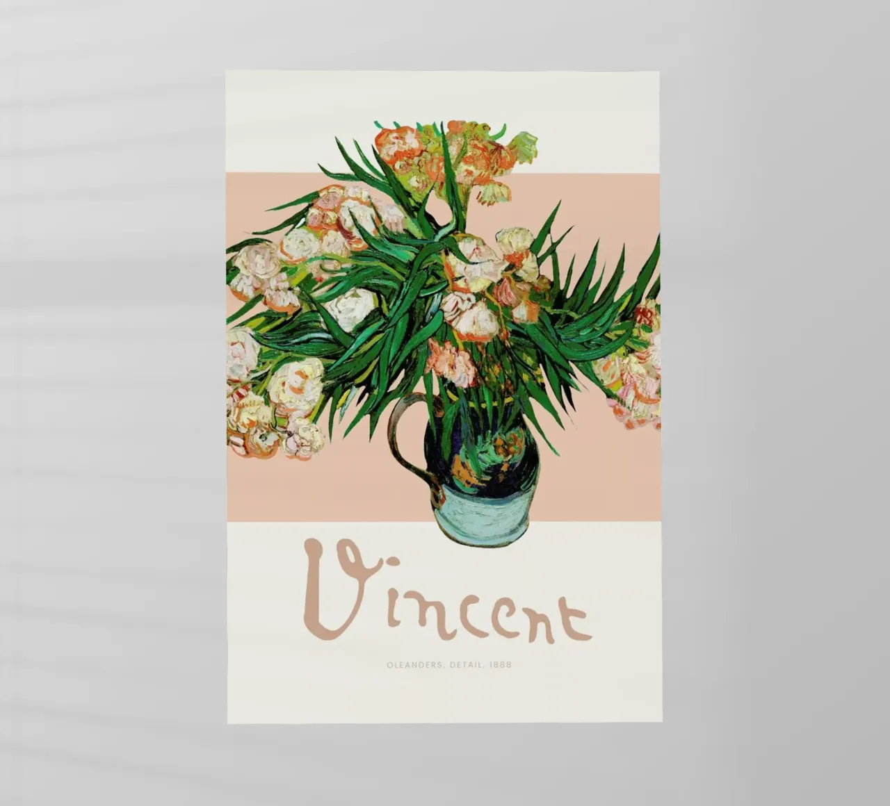 Signed, Vincent – Oleanders pellicola backlit da Vintage by JUNIQE