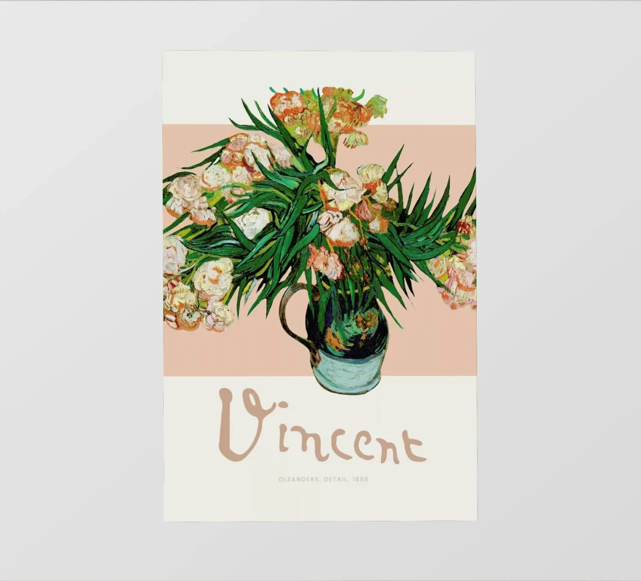 Signed, Vincent – Oleanders pellicola backlit da Vintage by JUNIQE