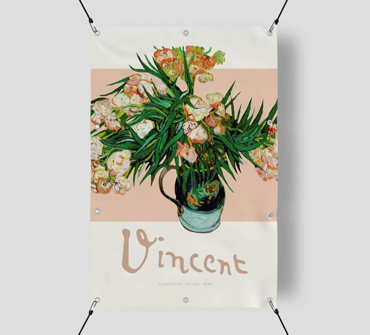 Signed, Vincent – Oleanders telo in pvc da Vintage by JUNIQE