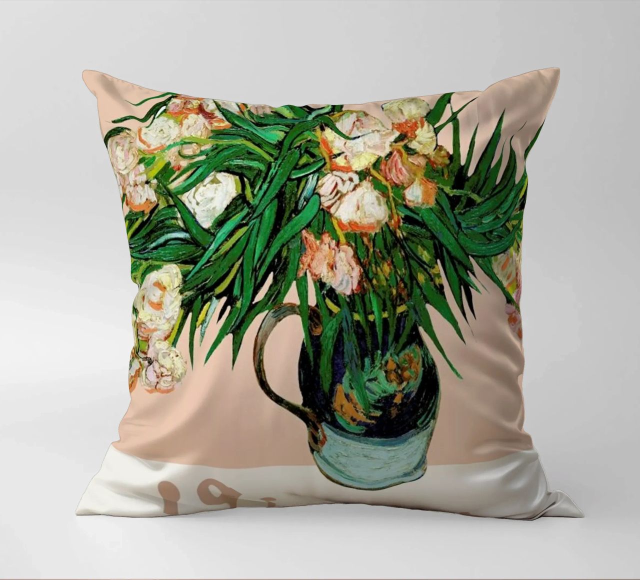 Signed, Vincent – Oleanders cuscino da Vintage by JUNIQE