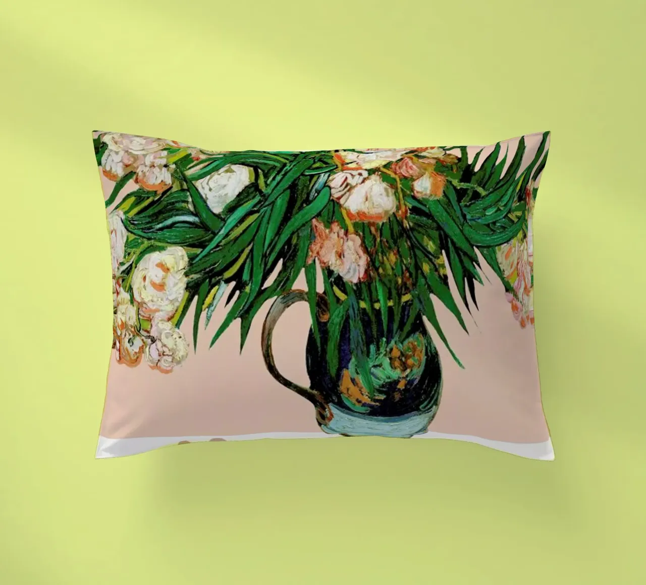 Signed, Vincent – Oleanders cojín de Vintage by JUNIQE