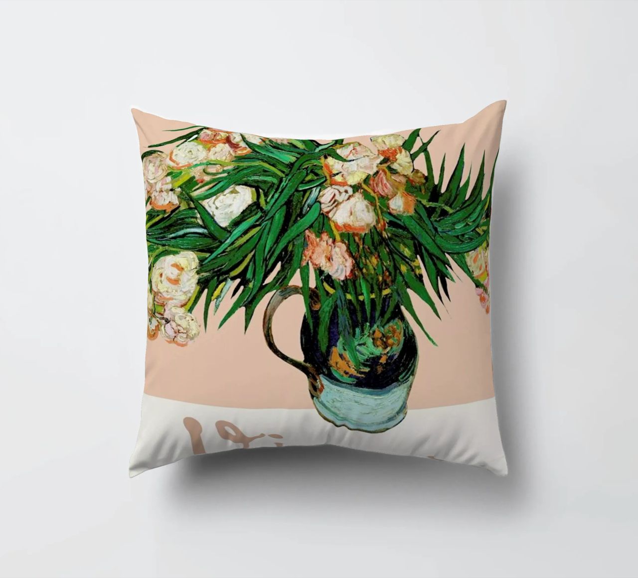 Signed, Vincent – Oleanders cuscino da Vintage by JUNIQE