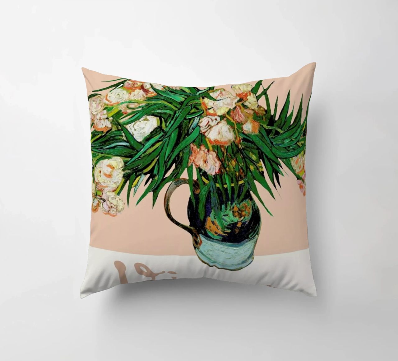 Signed, Vincent – Oleanders cuscino da Vintage by JUNIQE