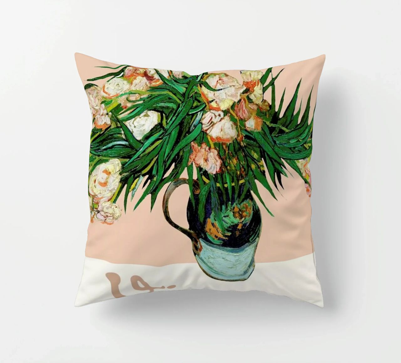 Signed, Vincent – Oleanders cuscino da Vintage by JUNIQE