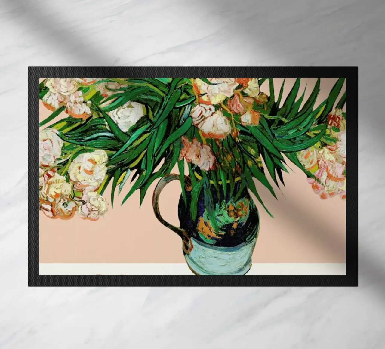 Signed, Vincent – Oleanders felpudo de Vintage by JUNIQE