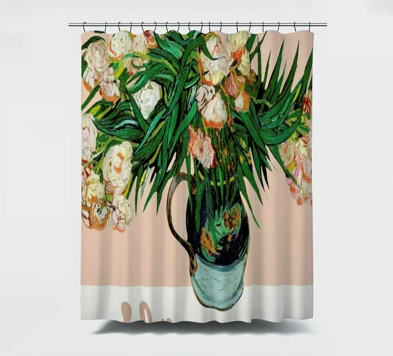 Signed, Vincent – Oleanders tenda da doccia da Vintage by JUNIQE