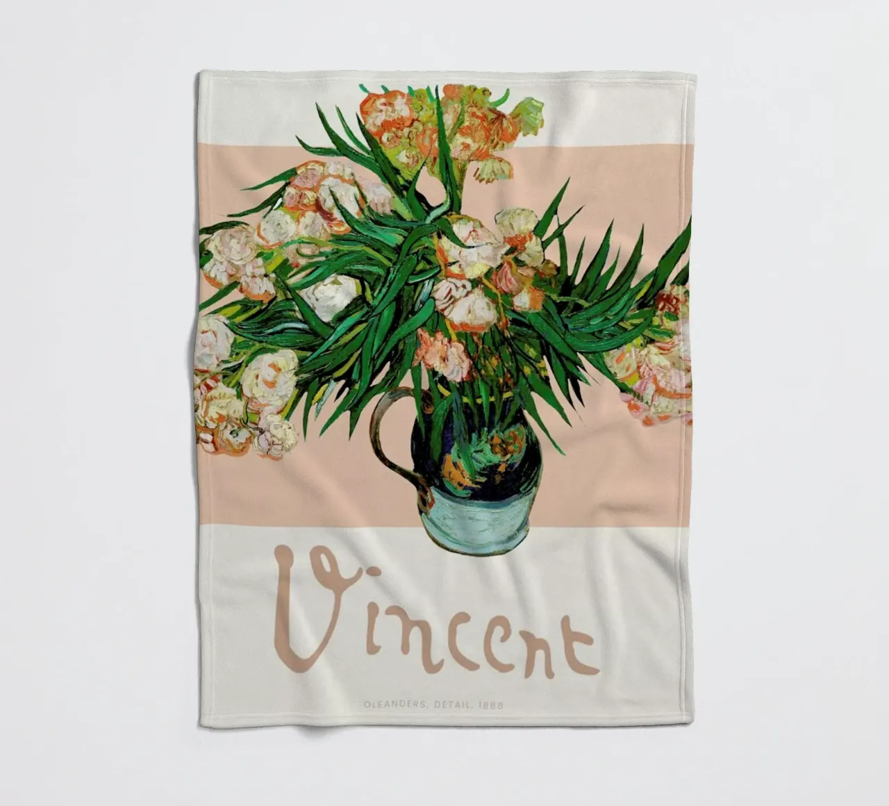 Signed, Vincent – Oleanders coperta in pile da Vintage by JUNIQE