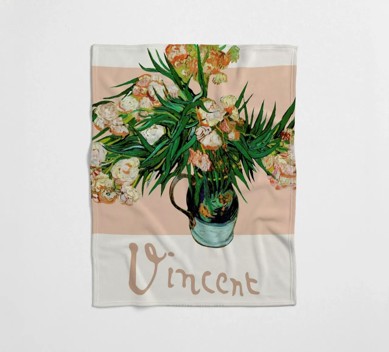 Signed, Vincent – Oleanders coperta in pile da Vintage by JUNIQE