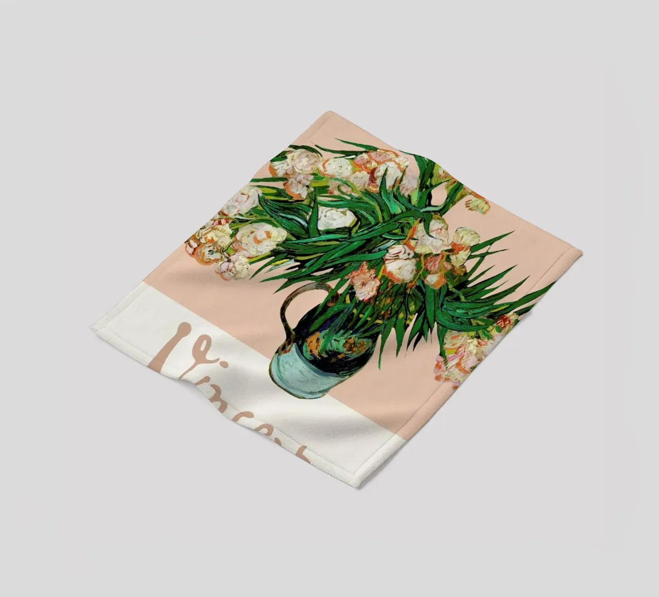 Signed, Vincent – Oleanders coperta in pile da Vintage by JUNIQE