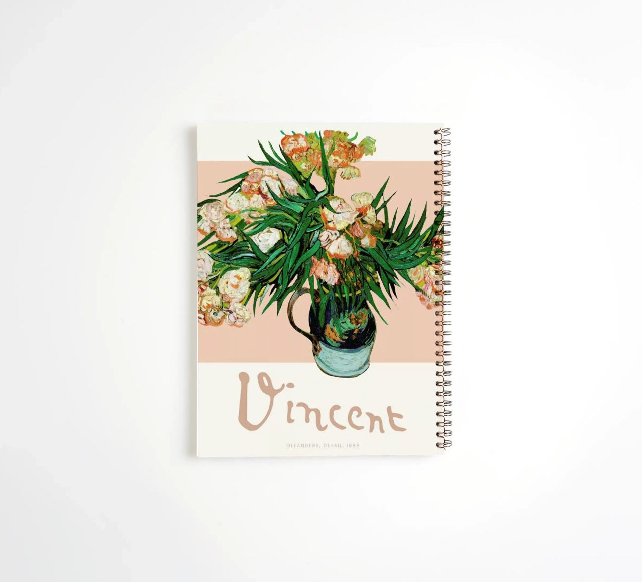 Signed, Vincent – Oleanders spiral notebook by Vintage by JUNIQE