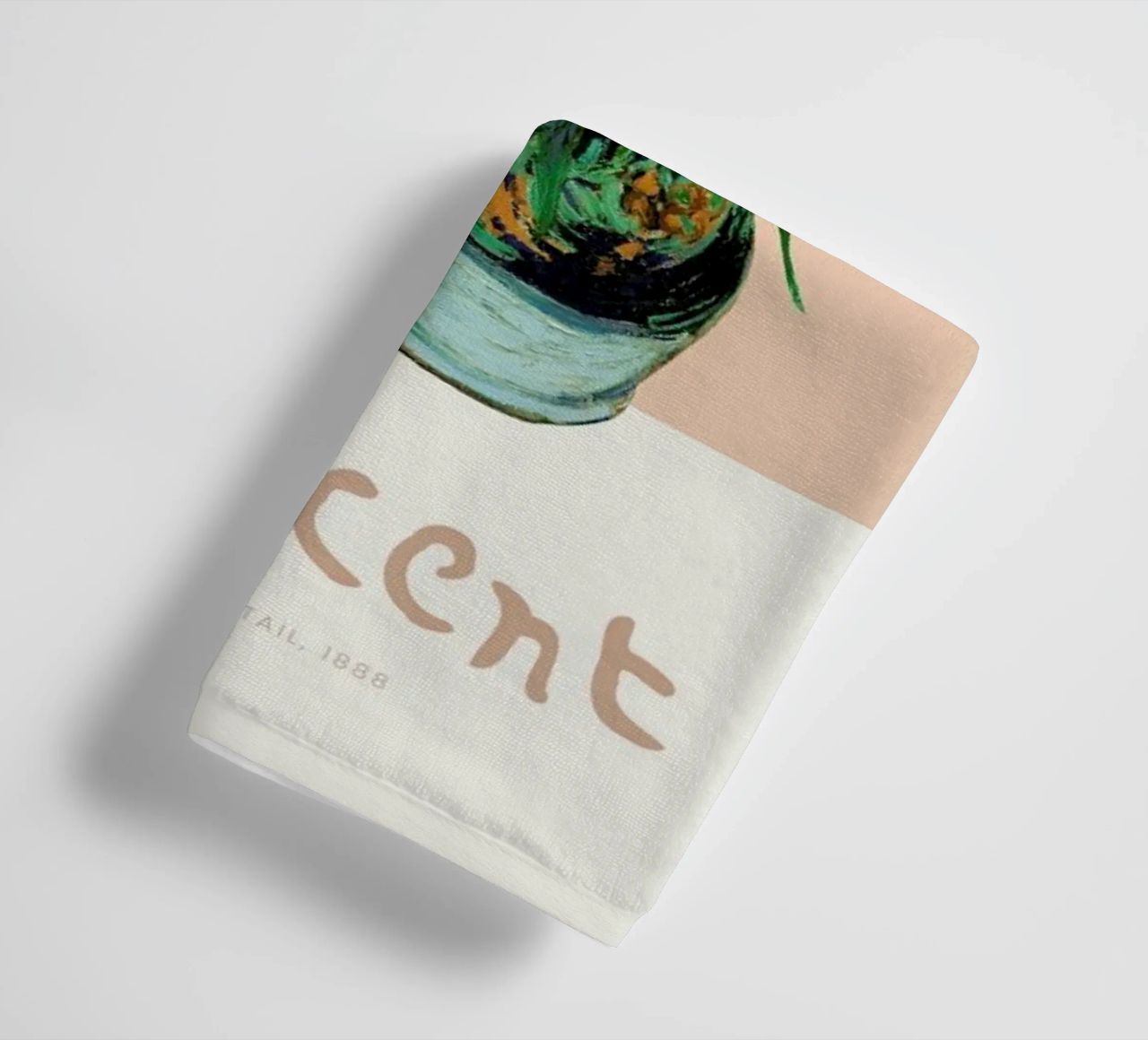 Signed, Vincent – Oleanders towel by Vintage by JUNIQE