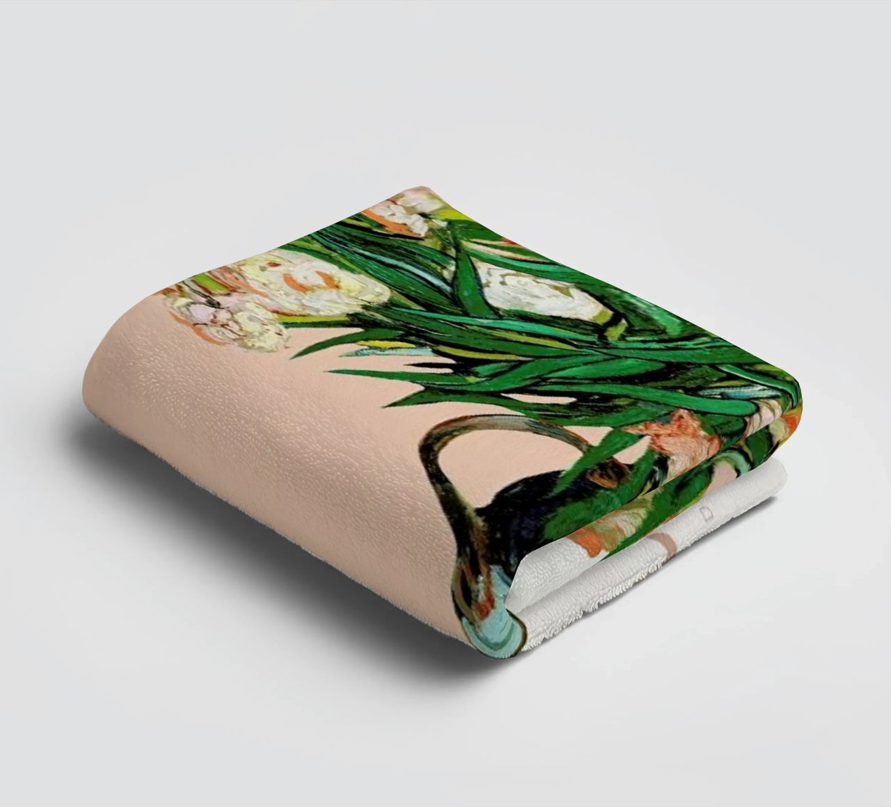 Signed, Vincent – Oleanders towel by Vintage by JUNIQE