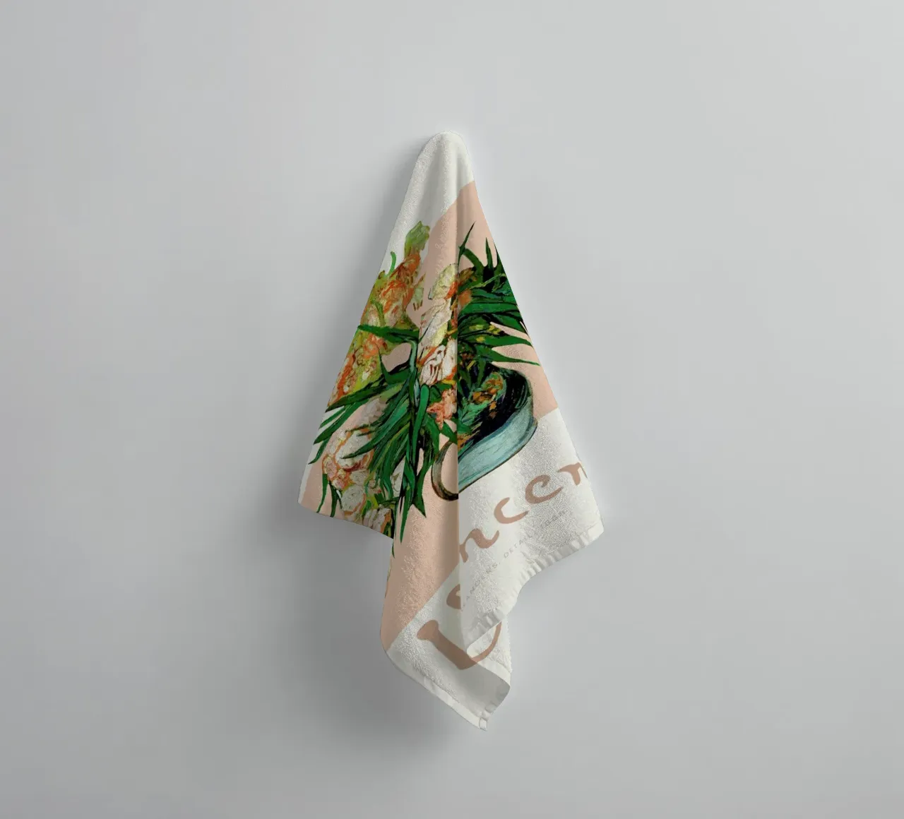 Signed, Vincent – Oleanders Handtuch von Vintage by JUNIQE