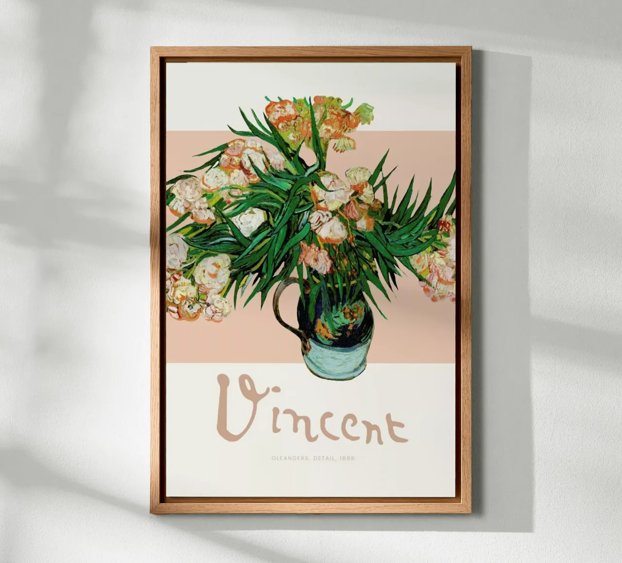 Signed, Vincent – Oleanders tela con Cornice a cassetta da Vintage by JUNIQE