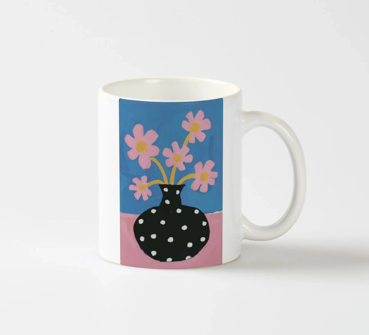 Vaso a pois Semplicità tazza in ceramica da Moonlite Desire