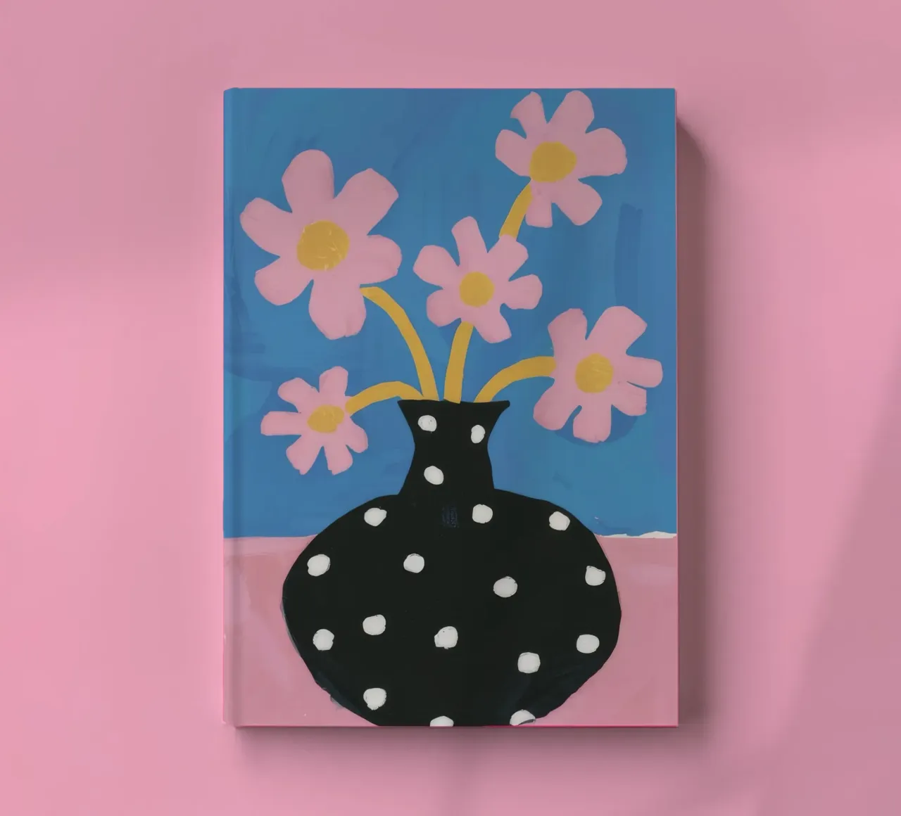 Dotted Vase Simplicity notebook by Moonlite Desire