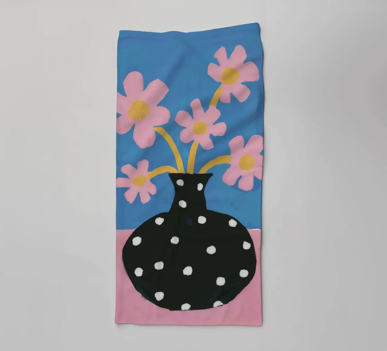 Vaso a pois Semplicità asciugamano da bagno da Moonlite Desire