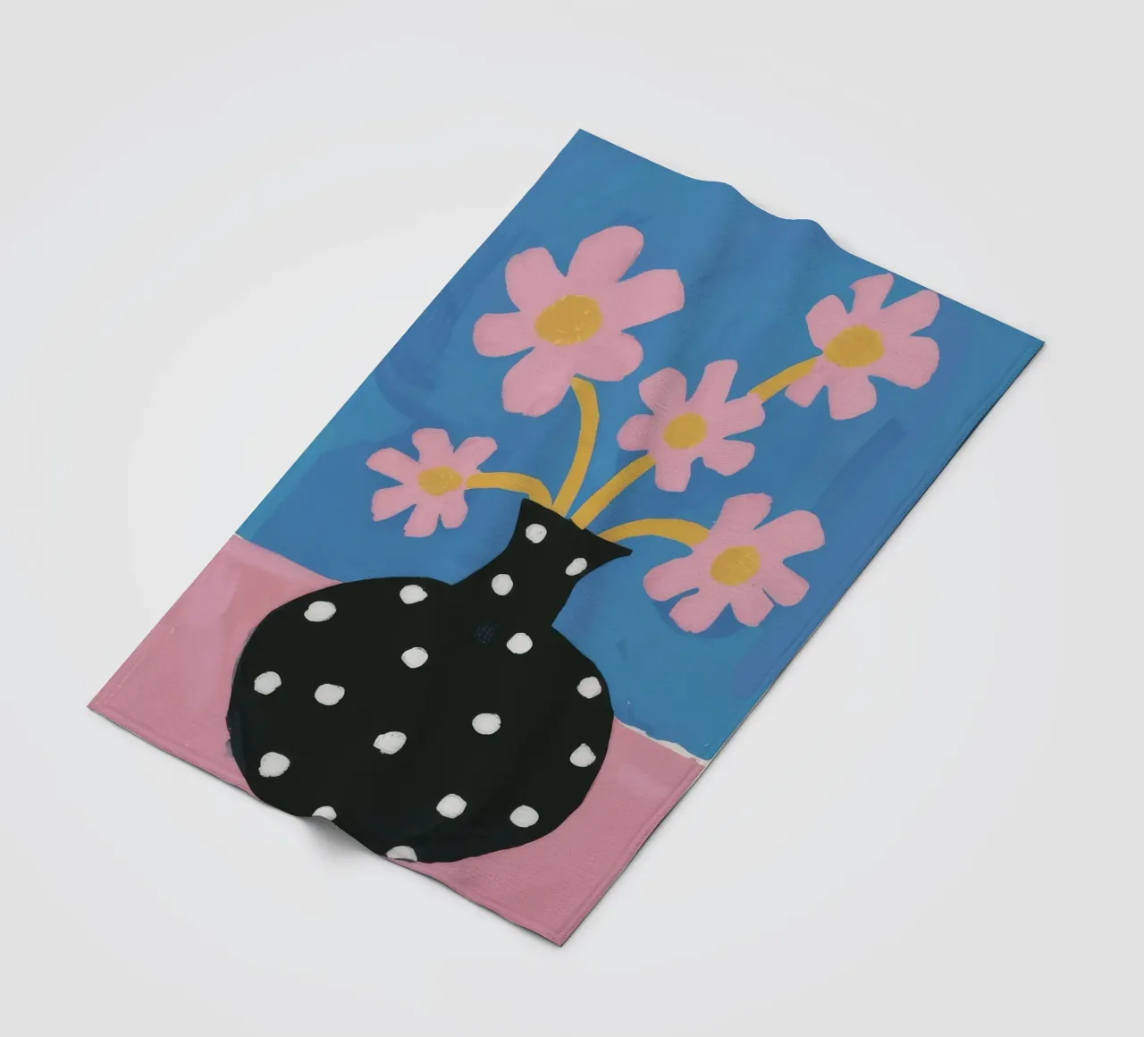 Vaso a pois Semplicità coperta in pile da Moonlite Desire