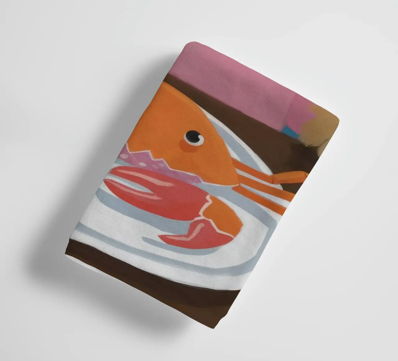 Ristorante canino Crabby asciugamano da bagno da Grande Serene