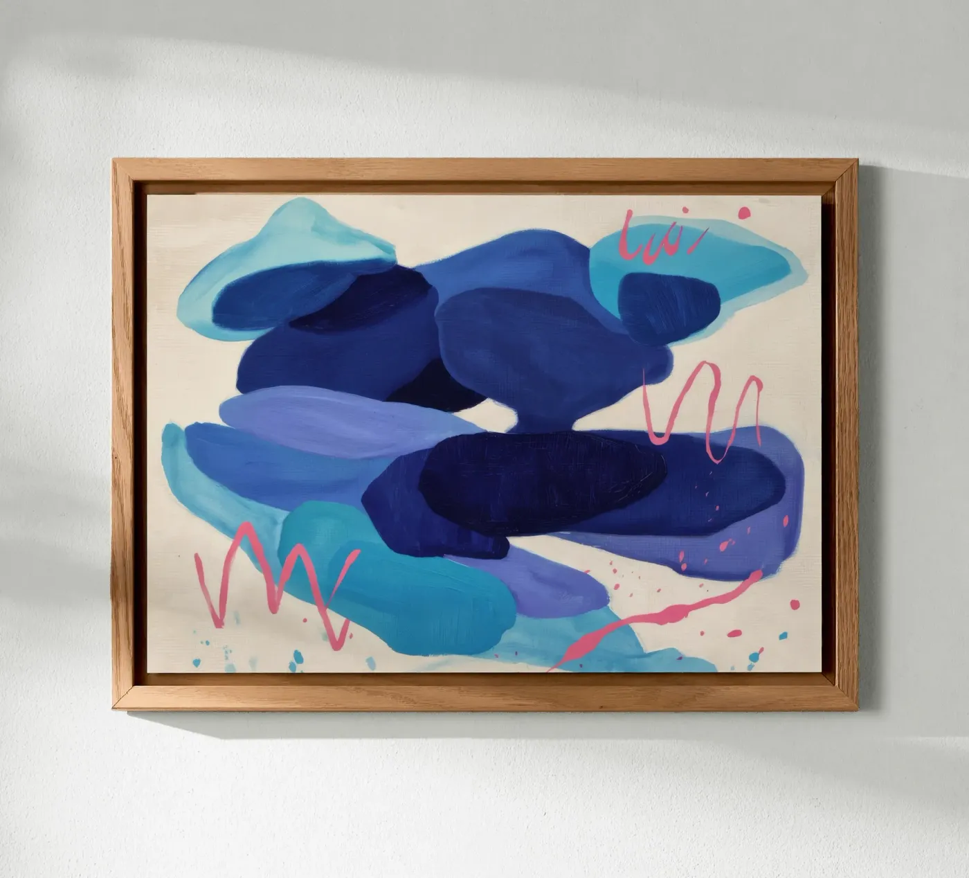 Deep Blue Scribble forex plate by Vivid Reverie