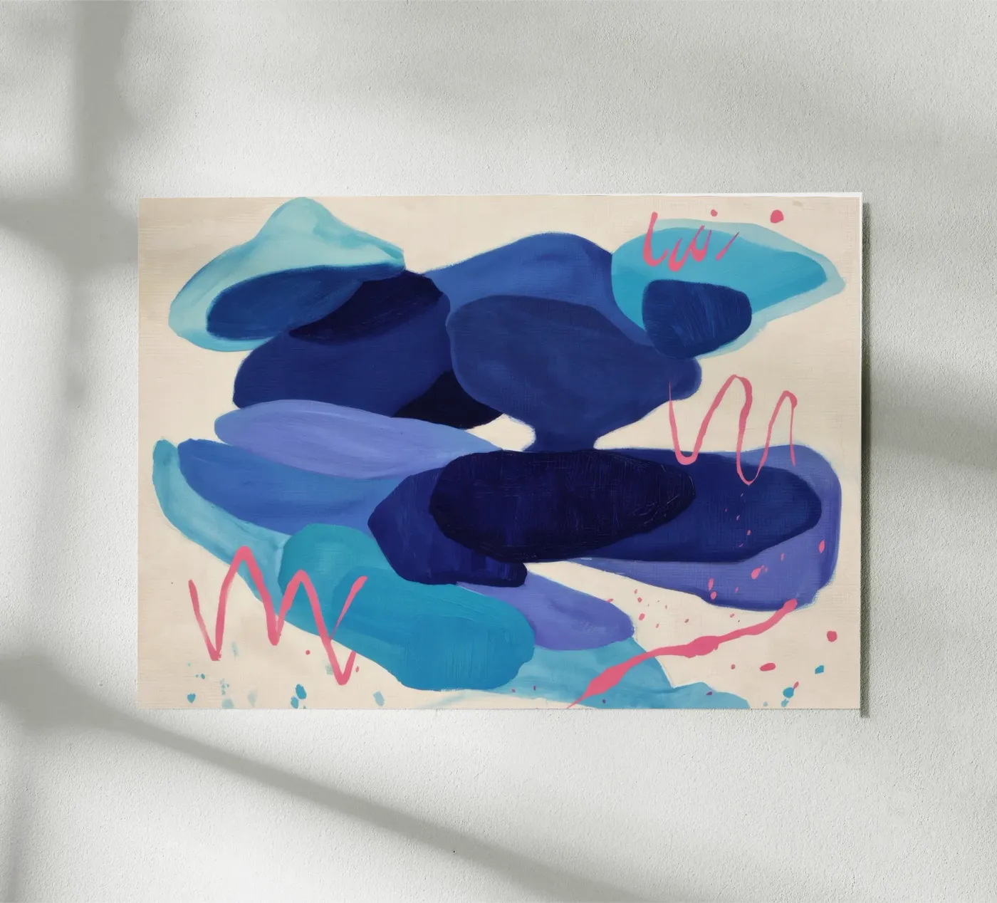 Deep Blue Scribble forex plate by Vivid Reverie