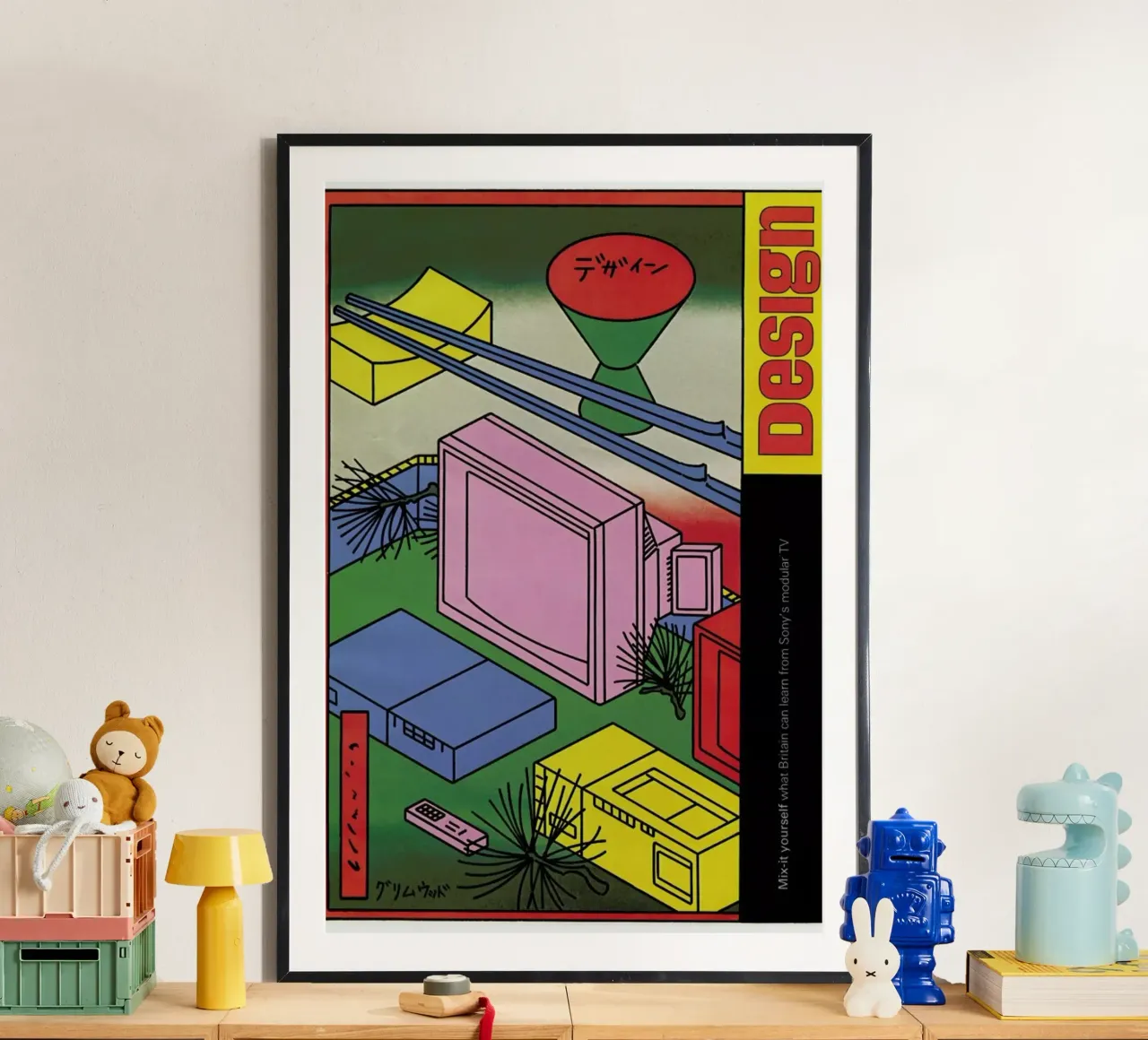1981 Design Magazine poster da Hemingway Design