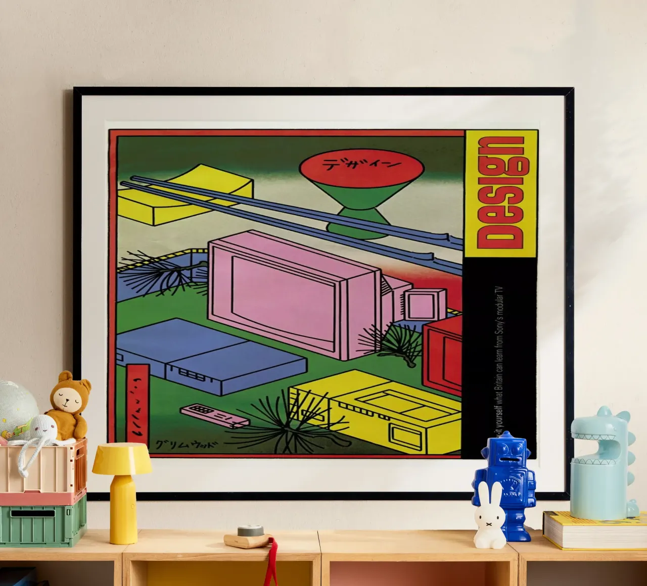 1981 Design Magazine poster da Hemingway Design