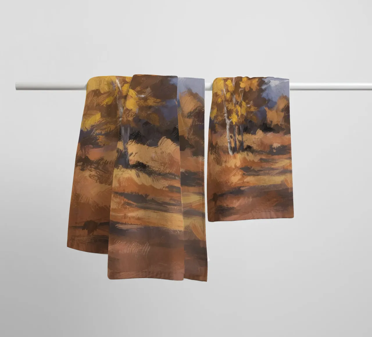 Autumn Path Solace towel by Lush Essence
