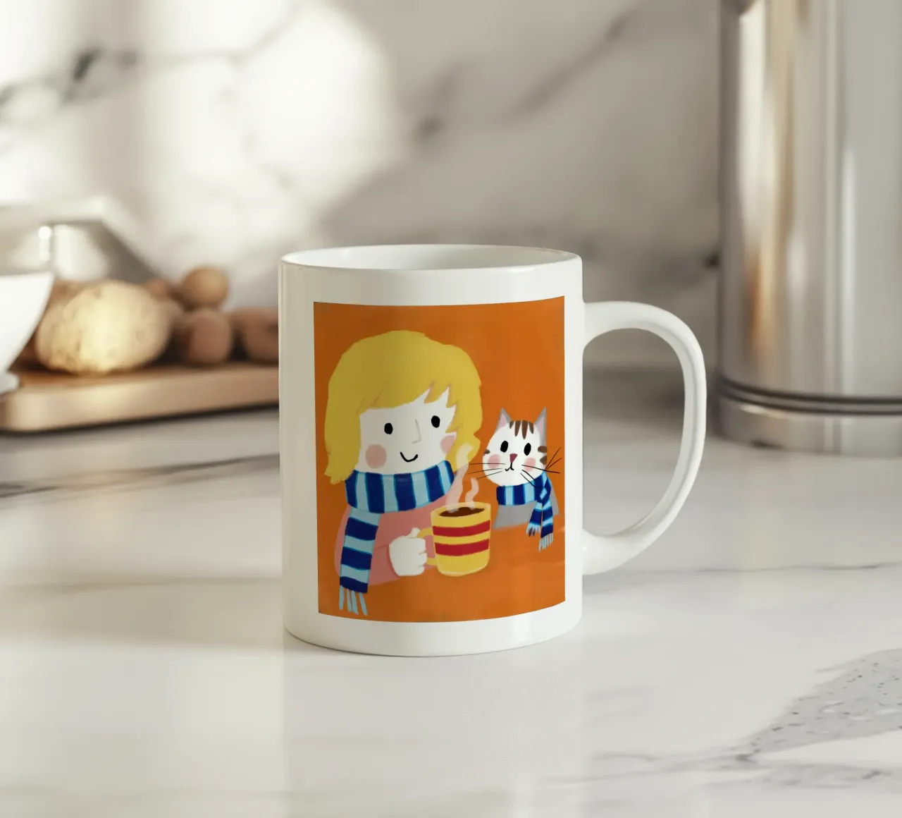 Accogliente per gatti tazza in ceramica da Lumie Layers