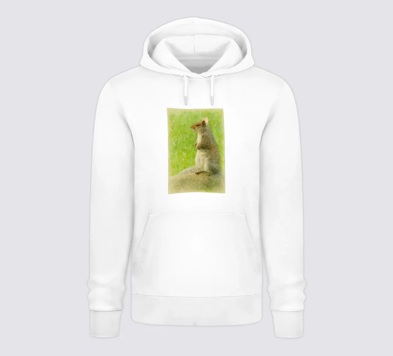 squirrel painting drawing hoodie by lauraa