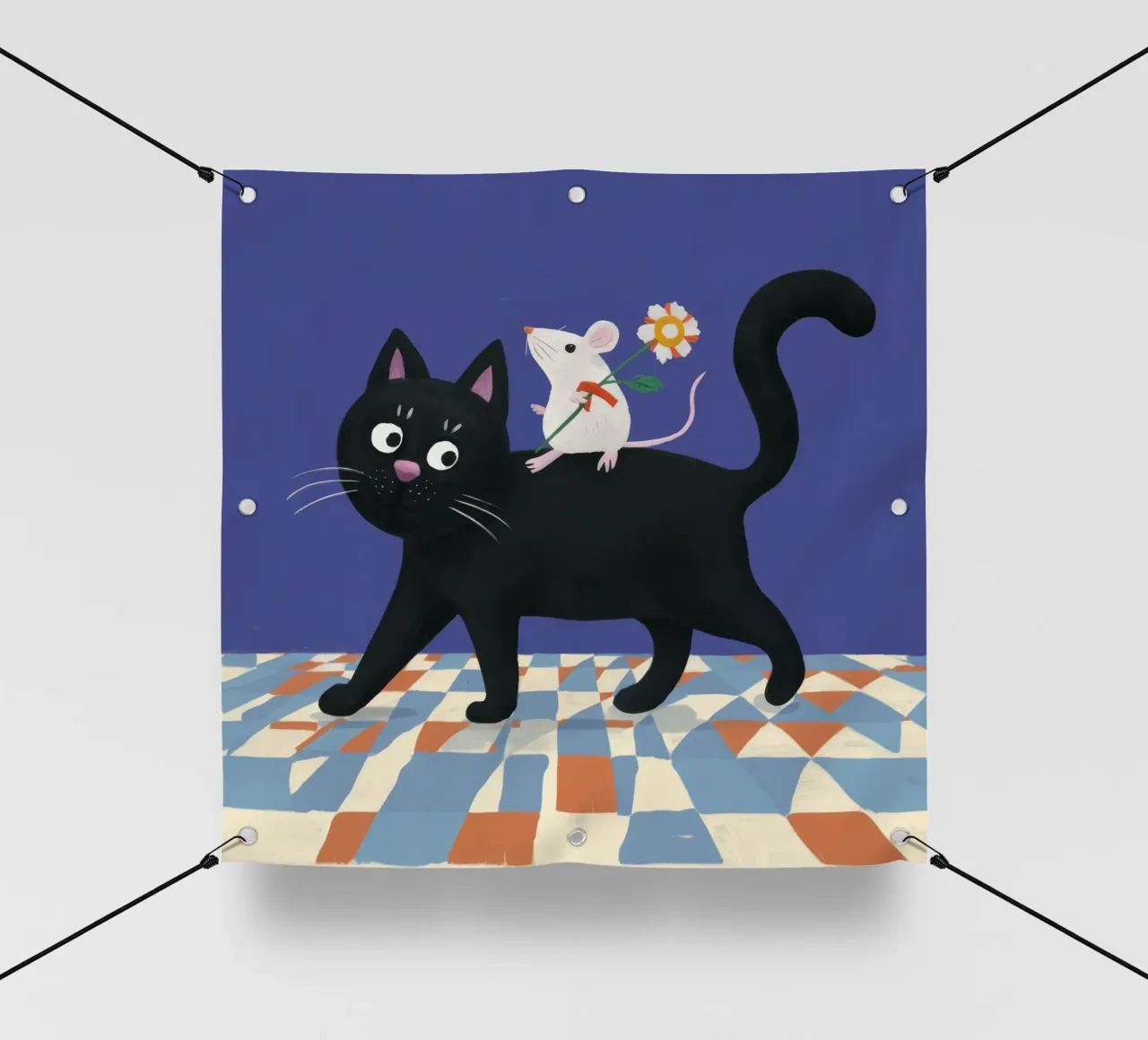 Midnight Mouse Chase pvc cover by Grande Serene