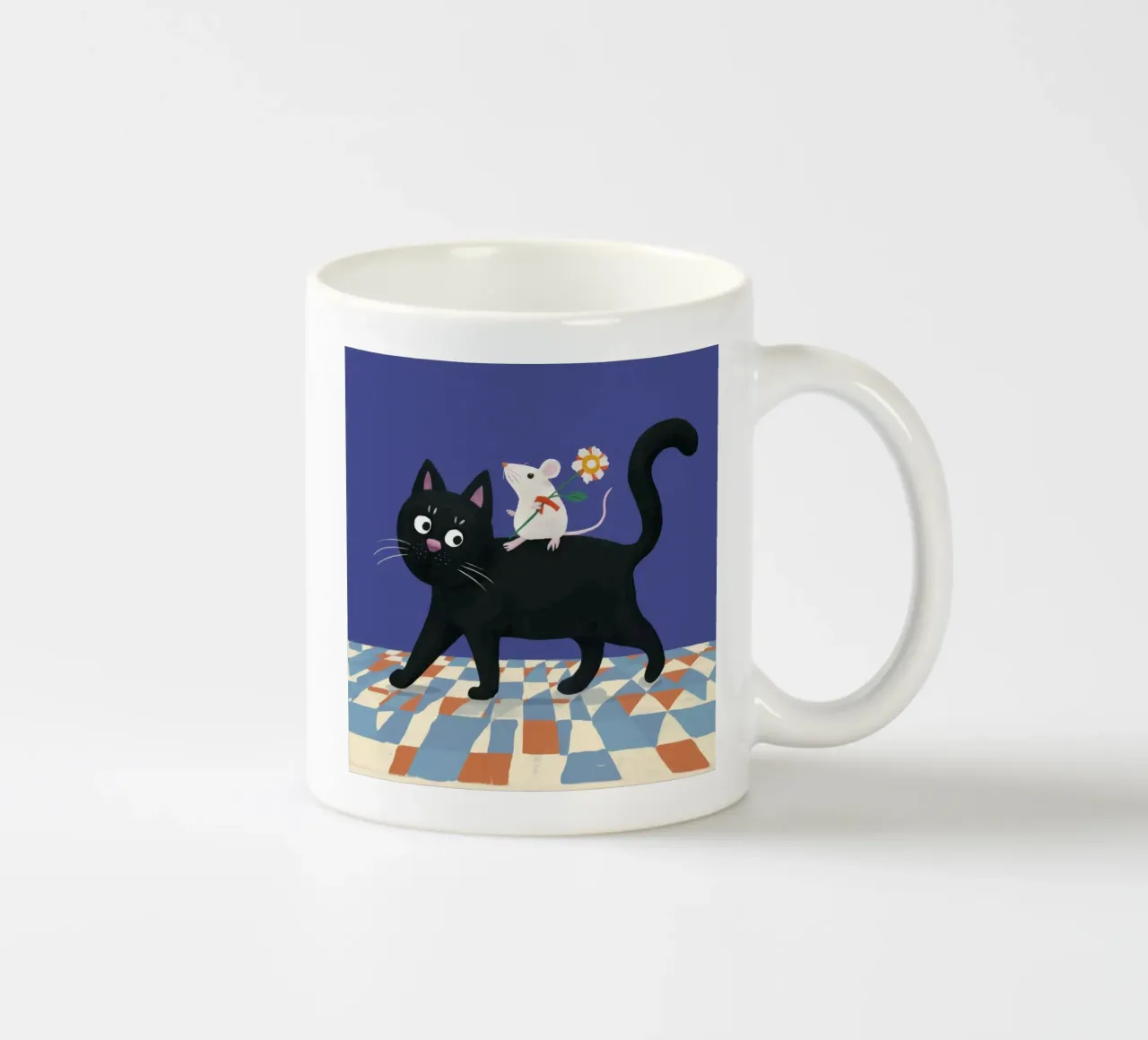 Inseguimento del topo di mezzanotte tazza in ceramica da Grande Serene