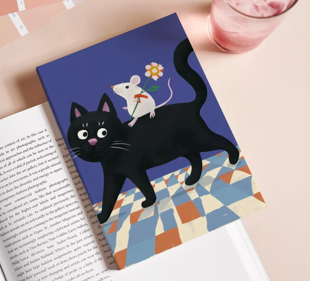 Midnight Mouse Chase notebook by Grande Serene