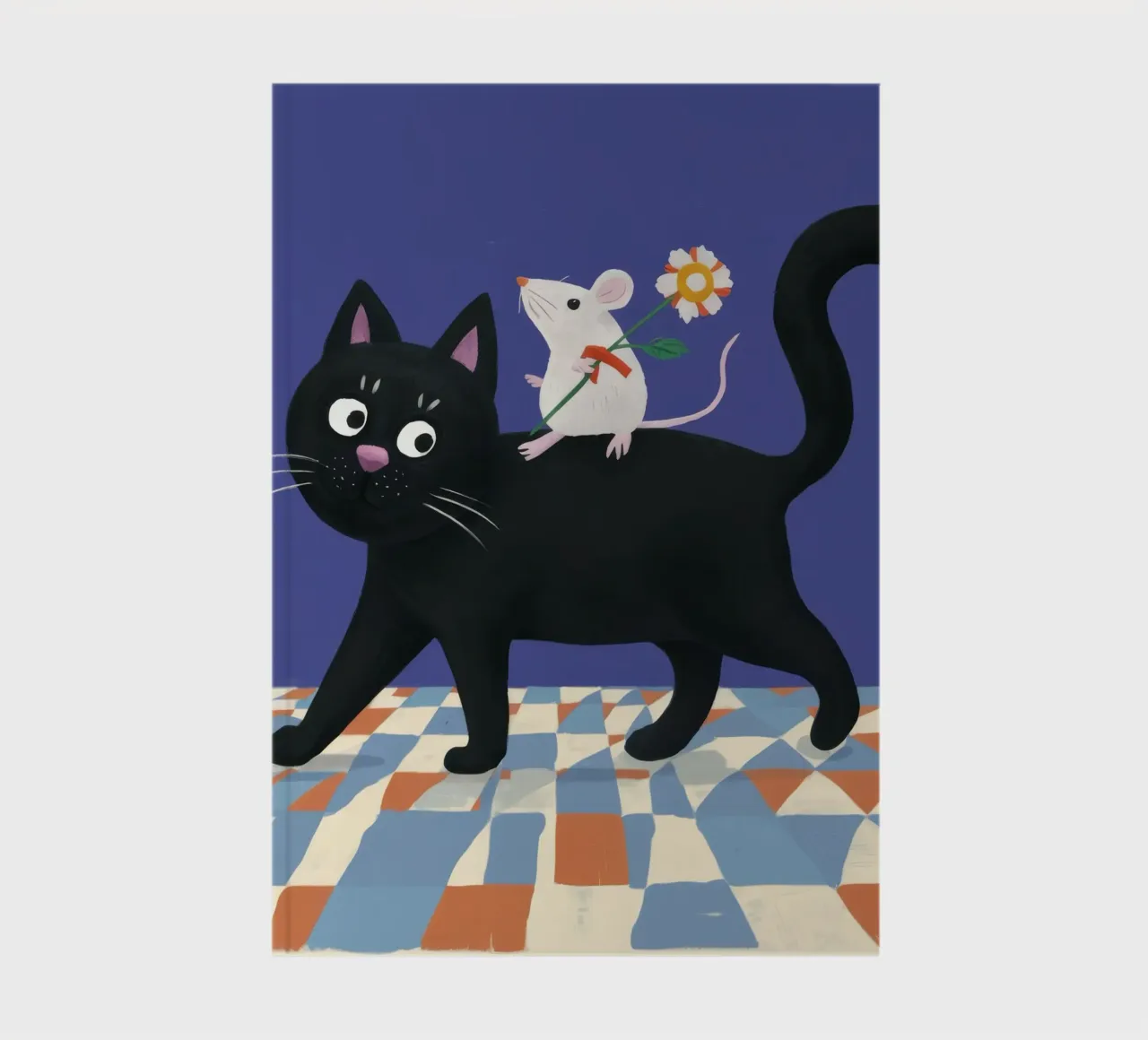 Midnight Mouse Chase notebook by Grande Serene