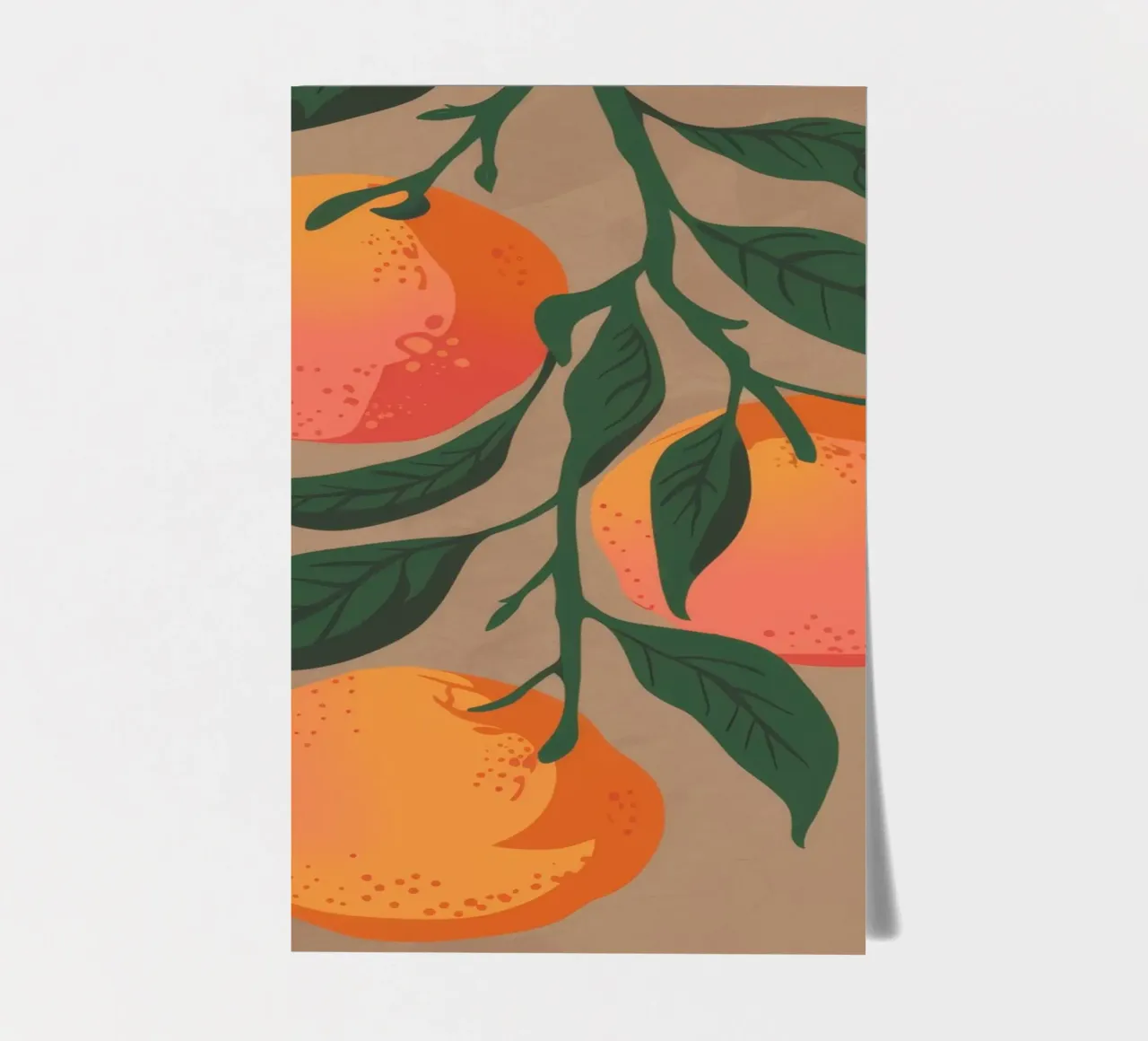Orange Branch Harvest sticker sheet by Lumie Layers