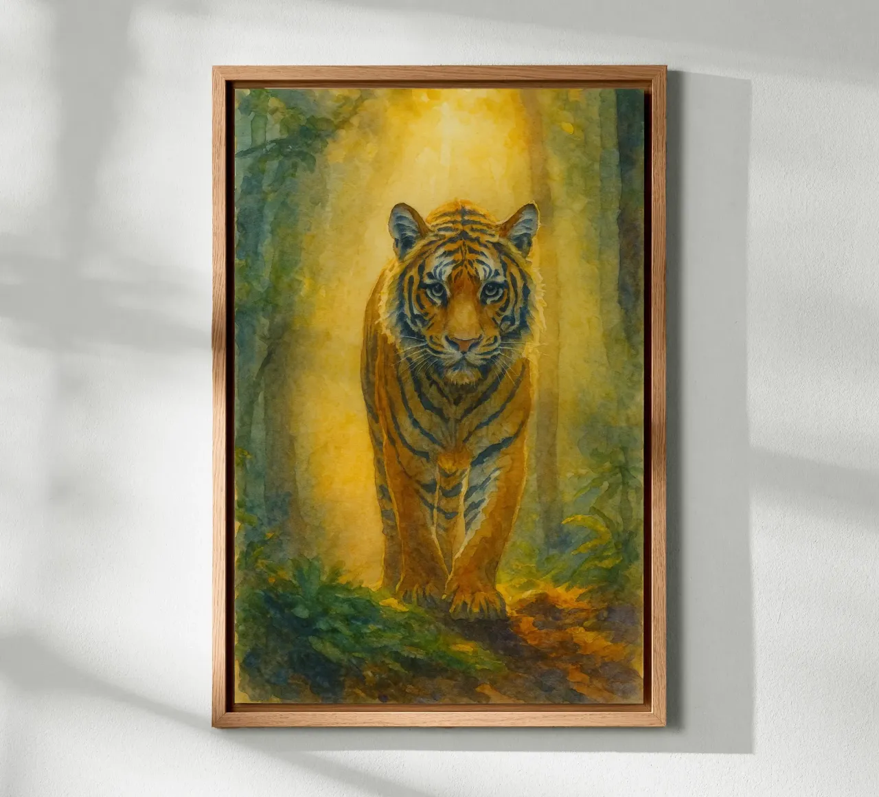 tigre pittura disegno arte alluminio dibond da lauraa