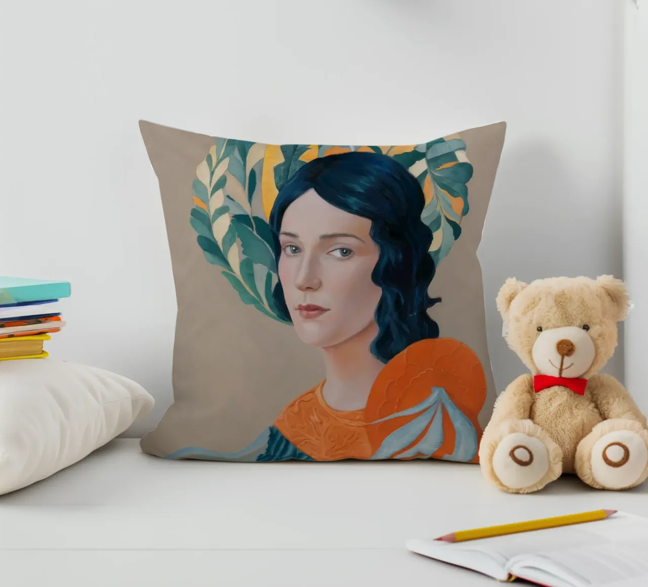 Copricapo di agrumi Gaze cuscino da Vivid Reverie
