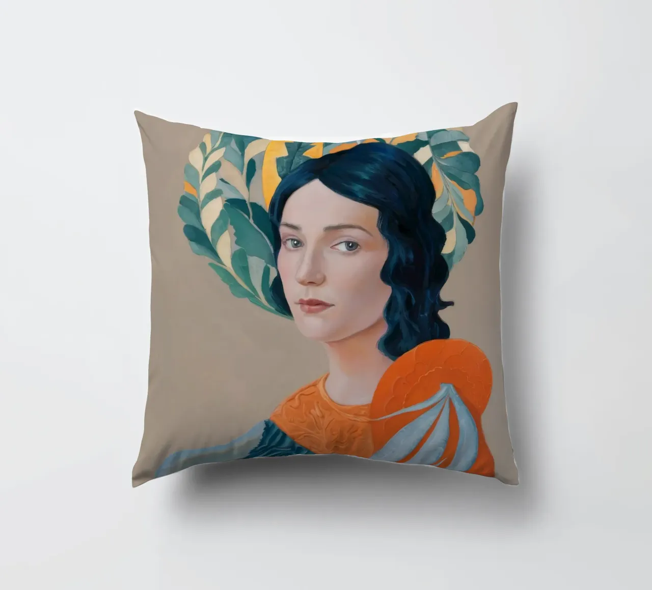 Copricapo di agrumi Gaze cuscino da Vivid Reverie