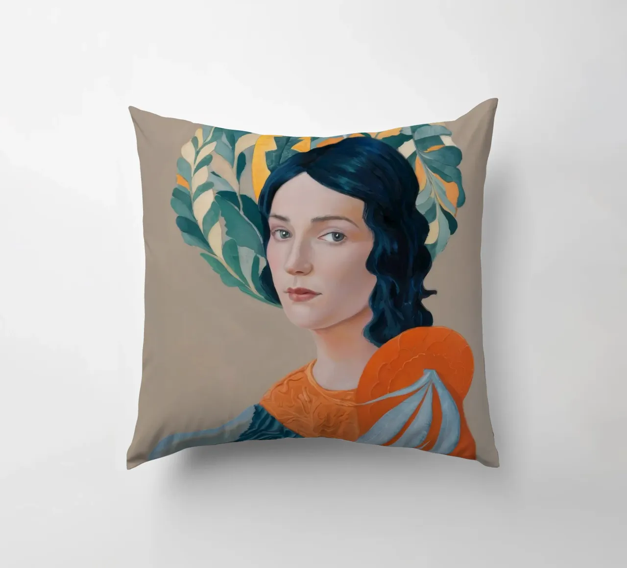Copricapo di agrumi Gaze cuscino da Vivid Reverie
