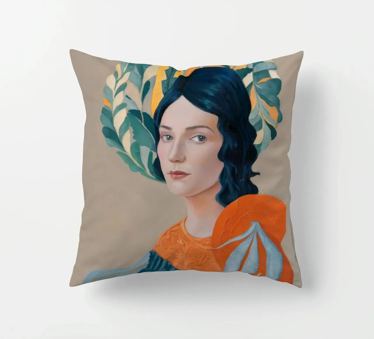 Copricapo di agrumi Gaze cuscino da Vivid Reverie
