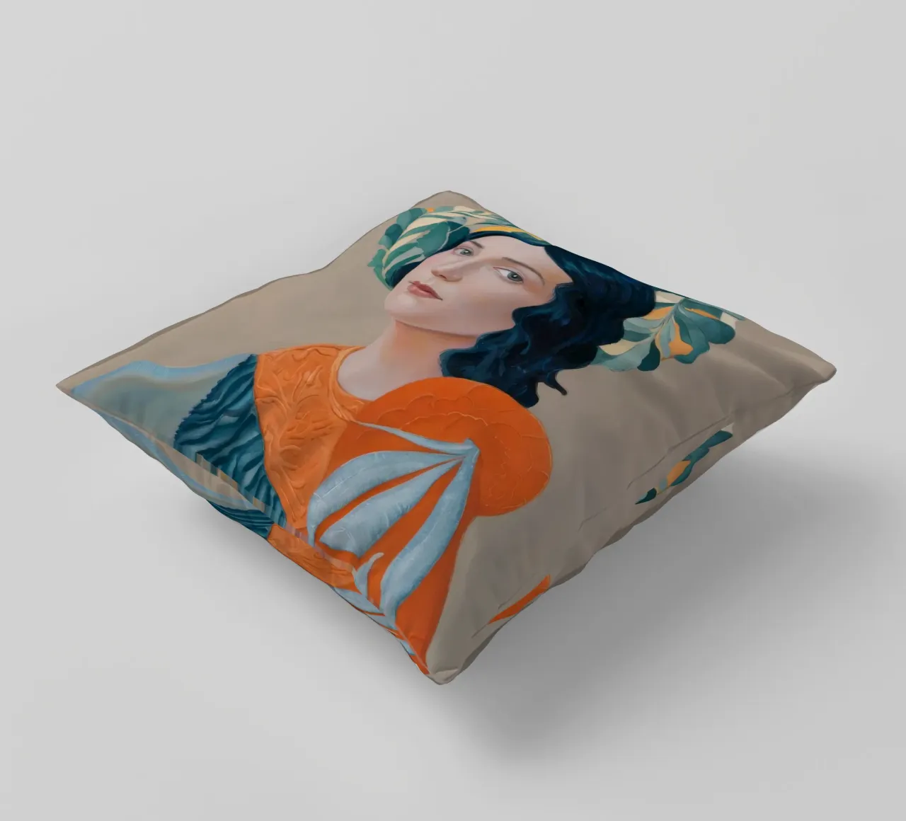 Copricapo di agrumi Gaze cuscino da Vivid Reverie