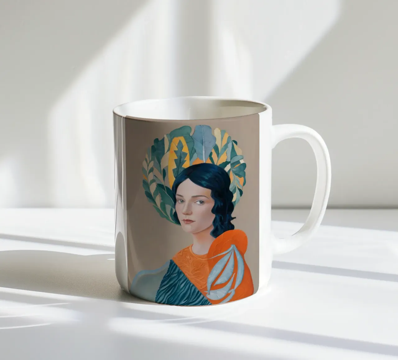 Copricapo di agrumi Gaze tazza in ceramica da Vivid Reverie
