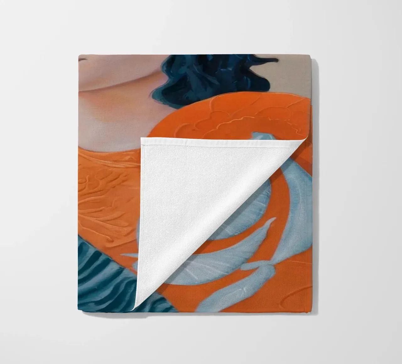 Citrus Headdress Gaze beach towel by Vivid Reverie