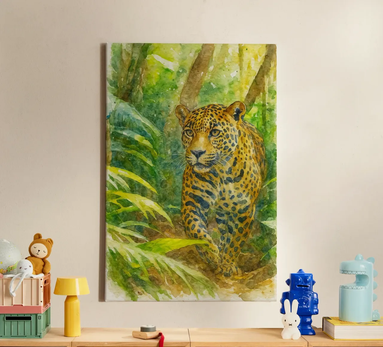 tiger painting drawing canvas by lauraa