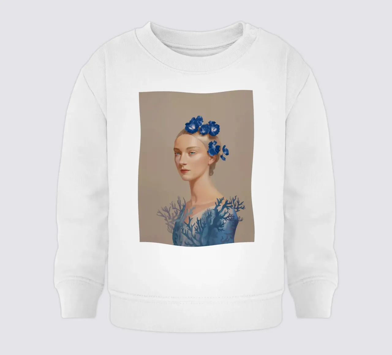 Profilo di Azure Bloom felpa neonato da Vivid Reverie