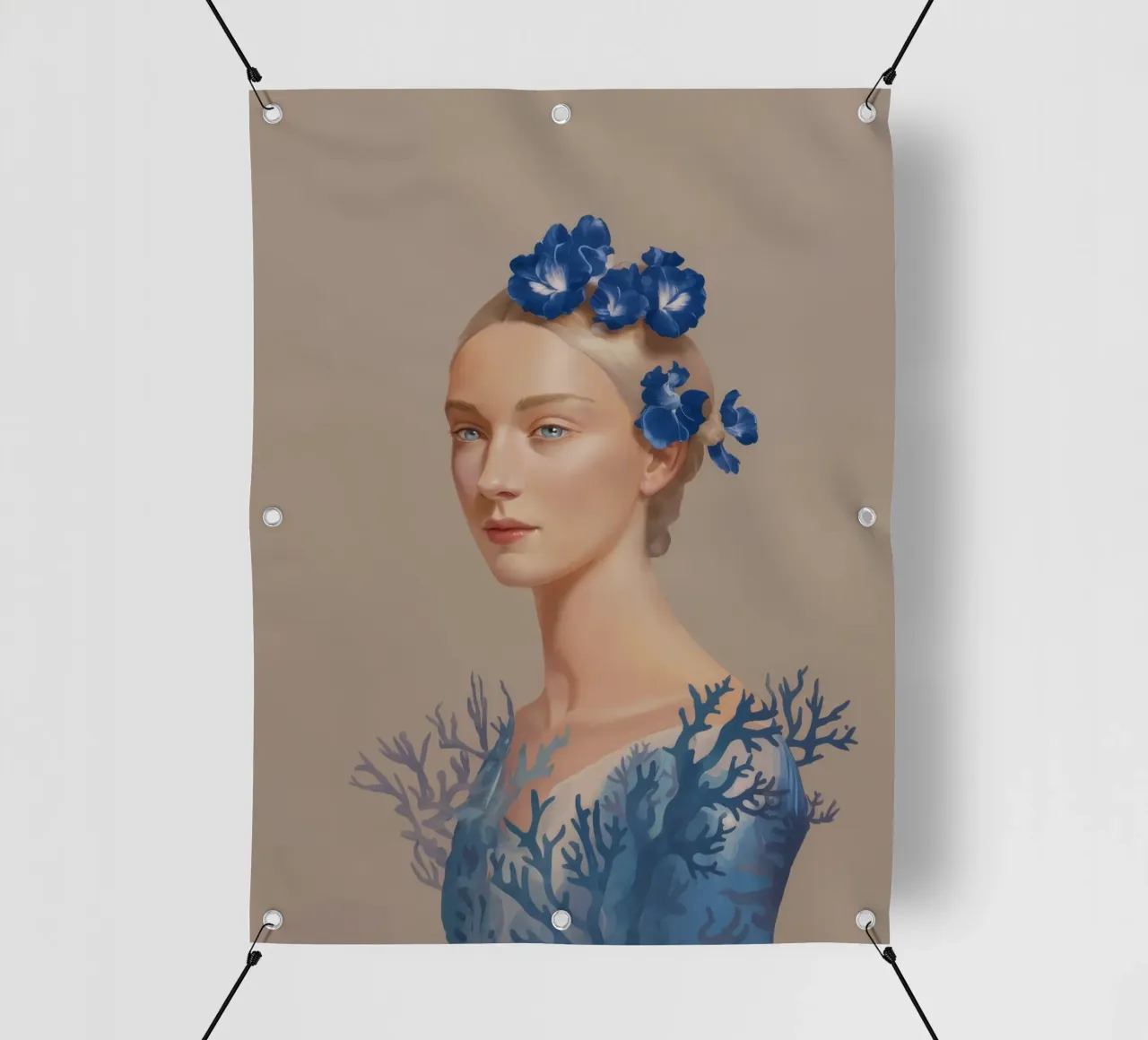 Profilo di Azure Bloom telo in pvc da Vivid Reverie