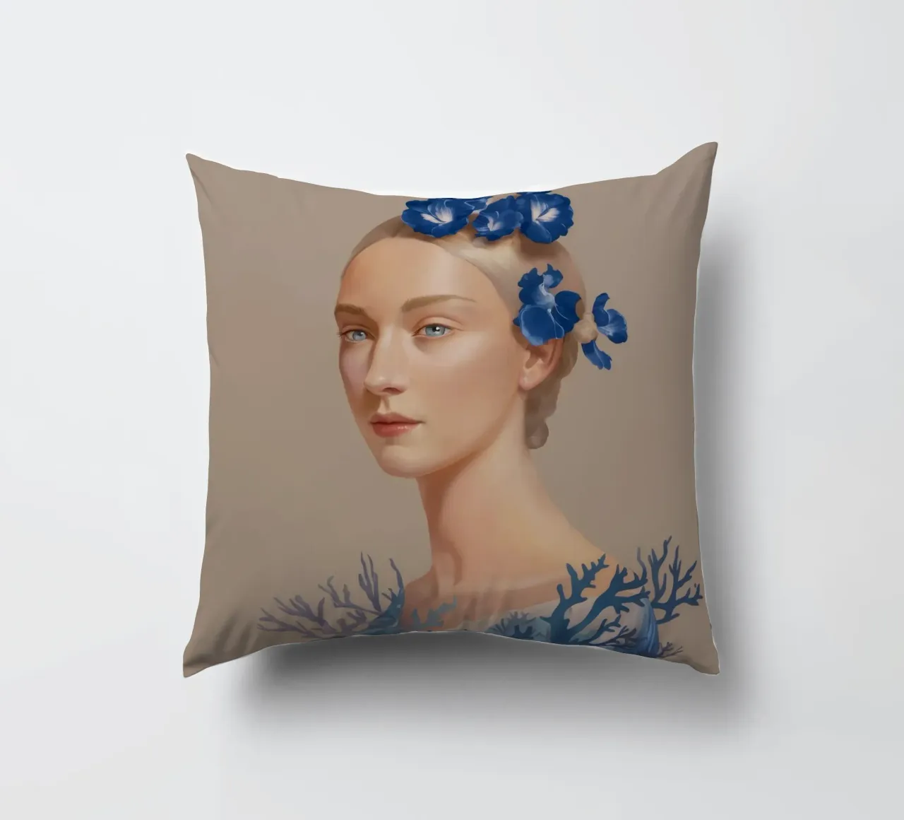 Profilo di Azure Bloom cuscino da Vivid Reverie