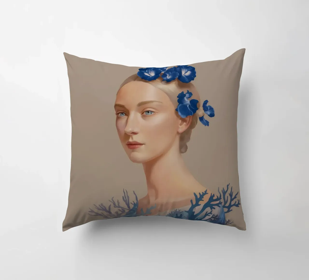 Profilo di Azure Bloom cuscino da Vivid Reverie