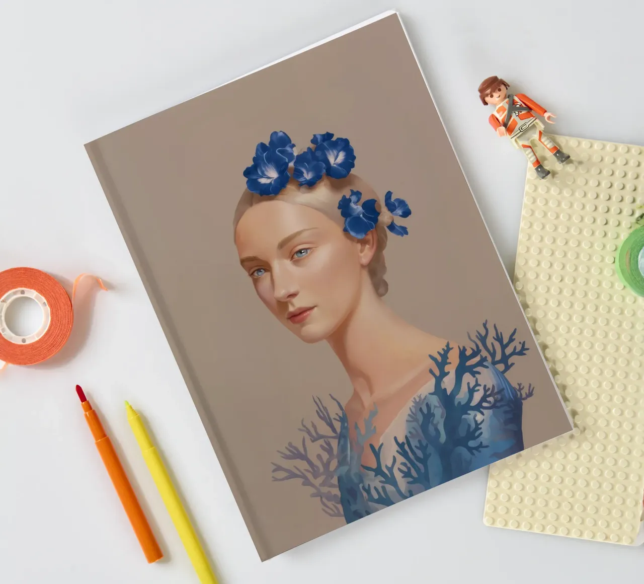 Azure Bloom Profile notebook by Vivid Reverie